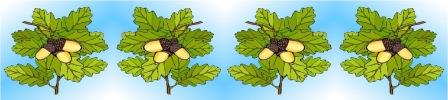 Free printable acorn border