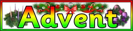 Free printable Advent Banner for Christmas Classroom Displays