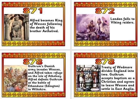 Free Printable Alfred the Great History Timeline Posters