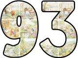 Free printable Beatrix Potter illustrations background instant display lettering sets for classroom display.