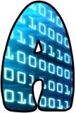 Free printable Maths, binary numbers background instant display lettering sets for classroom display.