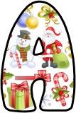 Christmas background display lettering for Classroom Display.