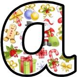 Christmas background display lettering for Classroom Display.
