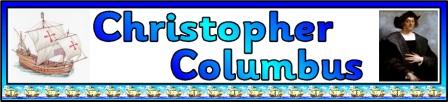 Free printable Christopher Columbus Banner