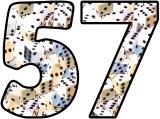 Free printable dice background instant display lettering sets.