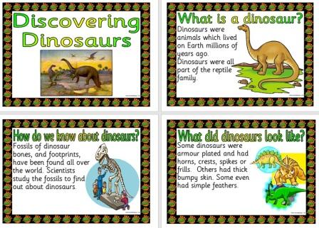 Free Printable Dinosaurs Information Posters
