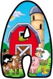 Printable Farm Animals Lettering Sets Farm Alphabet FREE