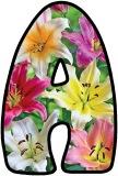 Free printable Lily flower lettering for display