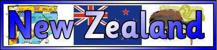 Free printable New Zealand Banner