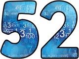 Free printable Maths, numbers, fractions, division background instant display lettering sets for classroom bulletin board display.