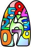Free printable numbers background instant display lettering and numbers sets for classroom display