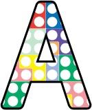 Free printable Numicon background instant display digital lettering sets for classroom display.
