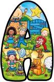 Free printable Nursery Rhyme Characters background instant display lettering sets for classroom display.