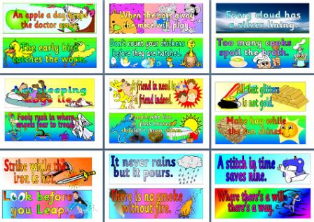 Printable Proverbs Display Cards