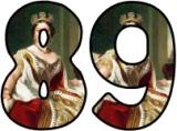 Young Queen Victoria background classroom display lettering sets.