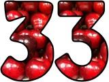 Free red apples digital letters, classroom display bulletin board lettering sets.