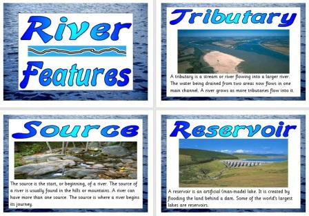 Free Printable Geography Teaching Resource River Features