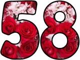 Free printable roses background instant display lettering sets for classroom display and scrapbooking.