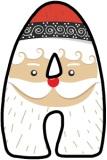 Santa Face background image lettering sets for Christmas Displays