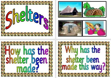 Free Printable Shelters Display Poster Set