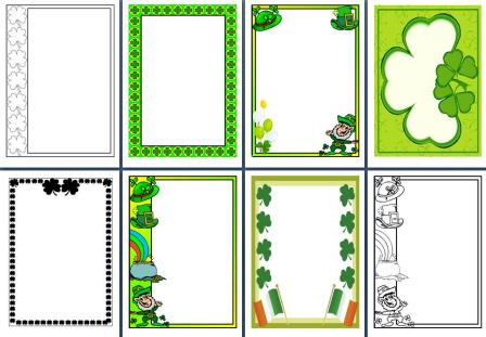 Saint Patricks Day Borders