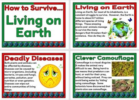 How to Survive Living on Earth Science Posters