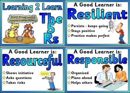 Free Good Learners are... poster set for classroom display