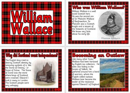 Free William Wallace Posters Teaching Resource