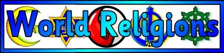 World Religions Printable Banner