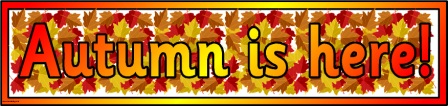 Free Printable Autumn Banner