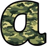 camouflage lettering