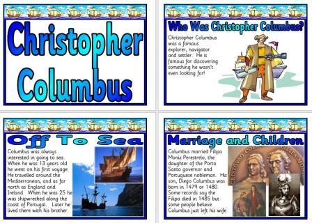 Free History Resource Christopher Columbus posters