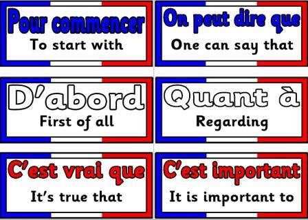 Free Printable French Core Vocabulary Cards