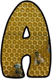 Bee Hive Display Lettering