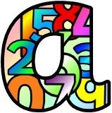 Free printable numbers background instant display lettering and numbers sets for classroom display
