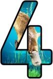 Printable Platypus background instant display lettering sets for classroom display.