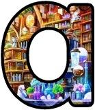 Free printable magic potion shop background instant display digital lettering sets for classroom display.