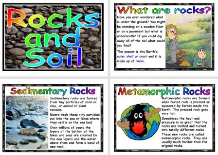 Free Science Resource Rocks and Soils Posters