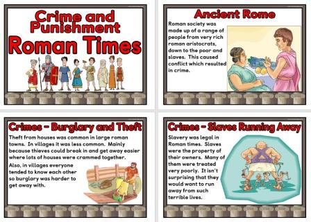 Free History Resource Crime and Punishment in Roman Times