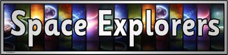 Free Printable Space Banner