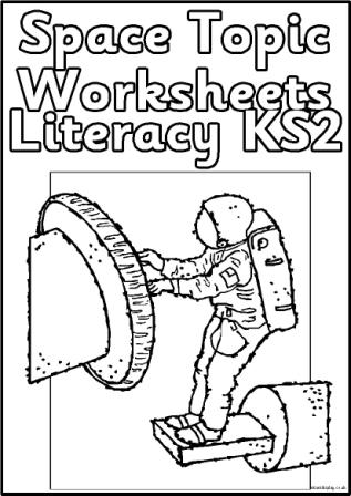Space Themed Literacy Worksheets