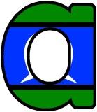 Free printable Australian Indiginous peoples, Torres Strait Islanders Flag, instant display digital lettering sets.