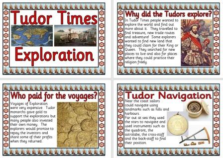 Free printable Tudor Exploration Posters