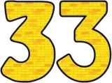 Yellow brick background instant display lettering sets for classroom displays.