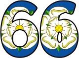 Yorkshire Flag background printable lettering sets for classroom display.
